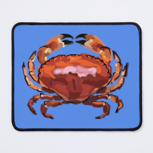 Item preview, Crab with Blue Background designed and sold by missmann.