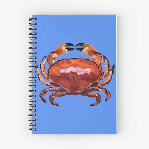 Item preview, Crab with Blue Background designed and sold by missmann.