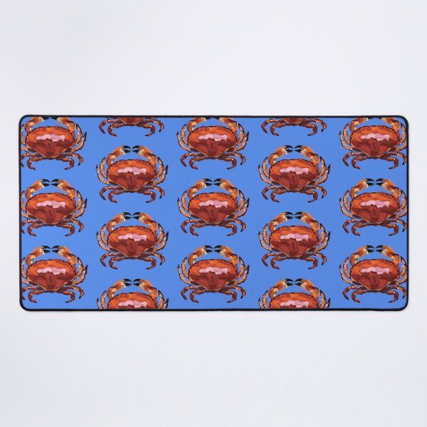 Item preview, Crab with Blue Background designed and sold by missmann.