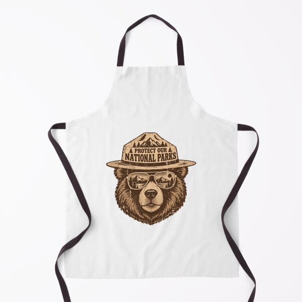 Item preview, Protect Our National Parks Conservation Outdoor Lover Park Ranger Bear designed and sold by HumansStuck12.