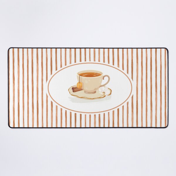 Item preview, Cinnamon tea autumn stripe designed and sold by Zestypickles.