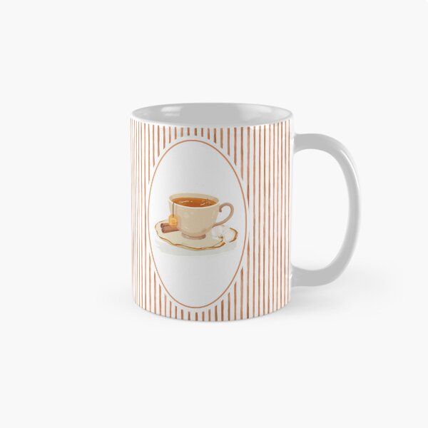 Item preview, Cinnamon tea autumn stripe designed and sold by Zestypickles.