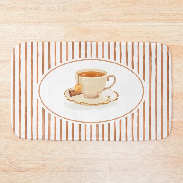 Item preview, Cinnamon tea autumn stripe designed and sold by Zestypickles.