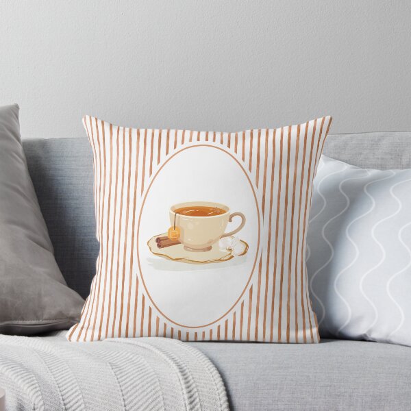 Item preview, Cinnamon tea autumn stripe designed and sold by Zestypickles.