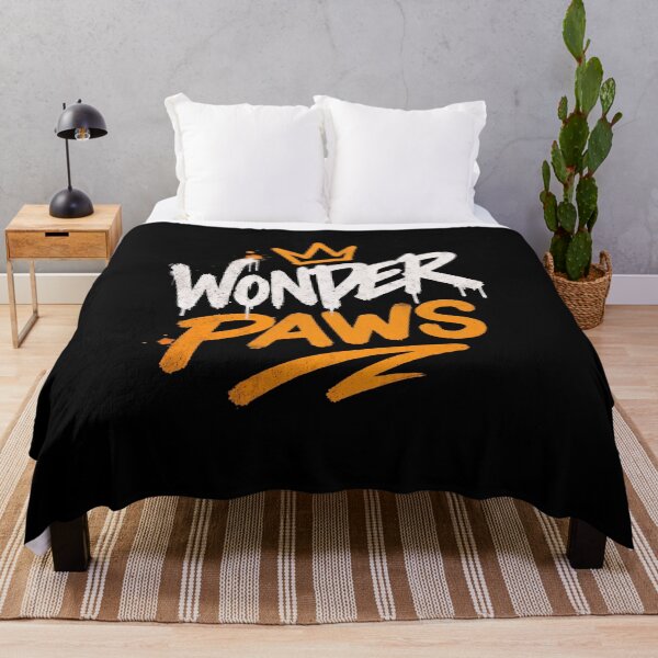 Item preview, Wonder Paws Cat Typography Street Art Graffiti designed and sold by Retro Whiskers.