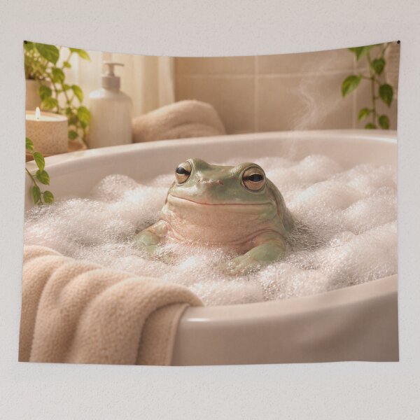 Item preview, White’s Tree Frog Bathtub designed and sold by Sillytoe.