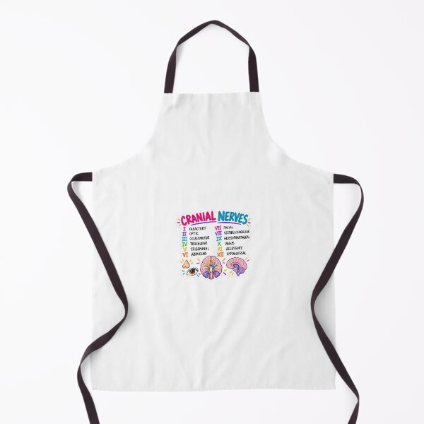 Item preview, Cranial Nerves Drawn Mnemonic Nursing Student Sticker designed and sold by isokinetic.