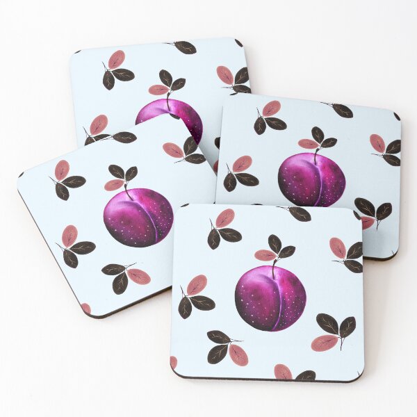 Item preview, Aesthetic Magic Plum Seamless Pattern designed and sold by DigiBlossom.