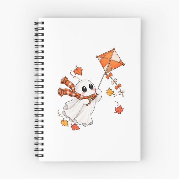 Item preview, Cute Ghost Flying a Kite designed and sold by House Of Hauntlings.