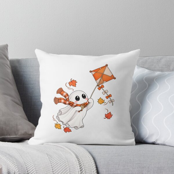 Item preview, Cute Ghost Flying a Kite designed and sold by House Of Hauntlings.