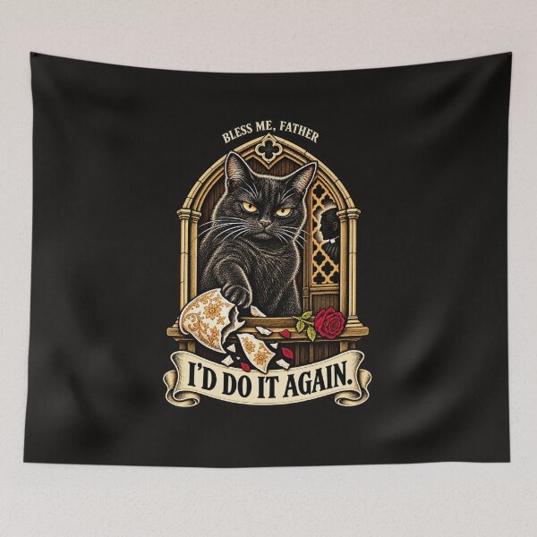Item preview, Cat Confessions designed and sold by Sanctum Icons.