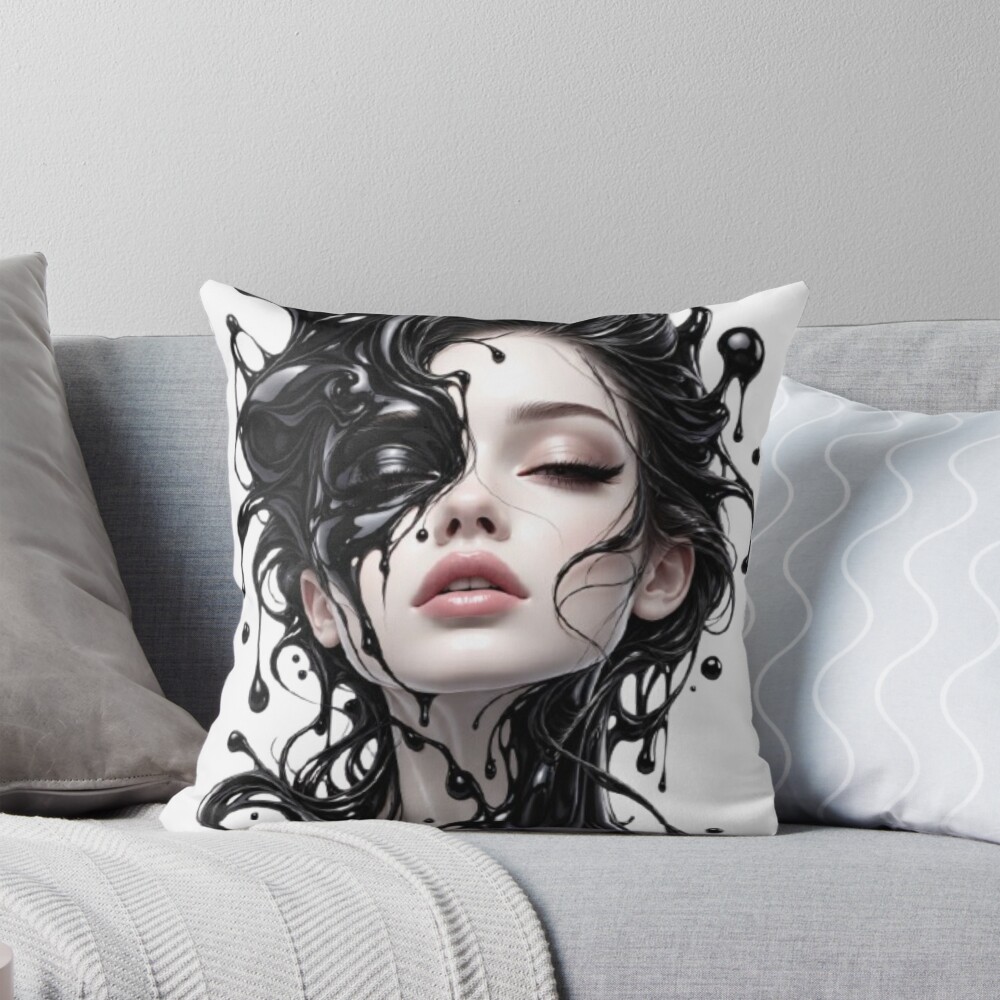 Item preview, Throw Pillow designed and sold by TATOXIDE.