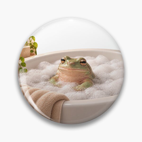 Item preview, White’s Tree Frog Bubble Bath designed and sold by Sillytoe.