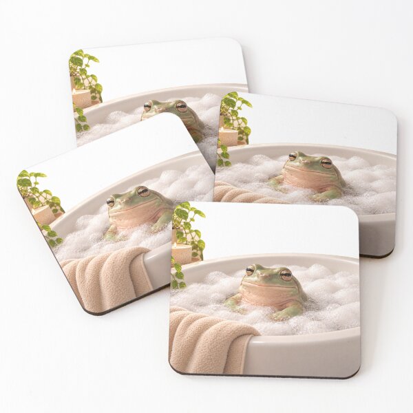 Item preview, White’s Tree Frog Bubble Bath designed and sold by Sillytoe.