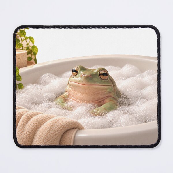 Item preview, White’s Tree Frog Bubble Bath designed and sold by Sillytoe.