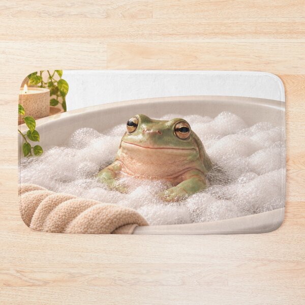 Item preview, White’s Tree Frog Bubble Bath designed and sold by Sillytoe.