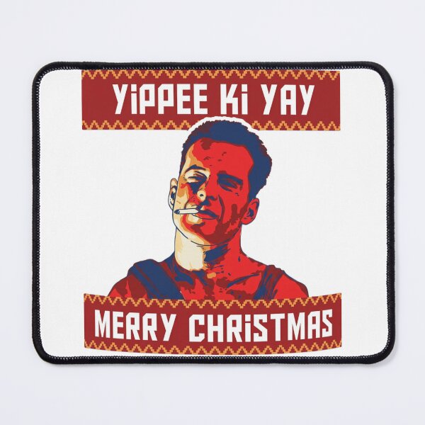 Item preview, Die Hard Christmas Party Xmas Hans Gruber Design Nakatomi Plaza 1988 Jumper Tee Shirt Mug Dress Pillow Throw Santa Movie Snow Funny Deck The Hans designed and sold by Cool Robot Bro..