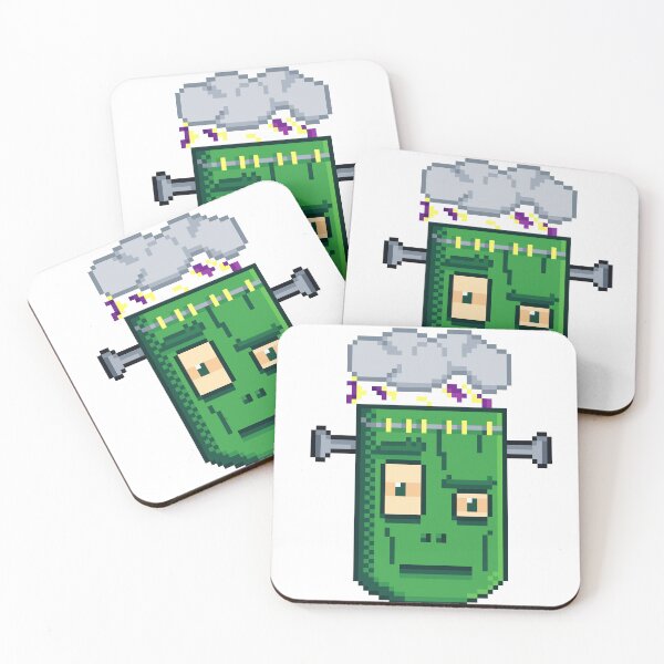 Item preview, Frankenstein Monster Retro Storm Cloud Zombie Face designed and sold by RetroRlx.