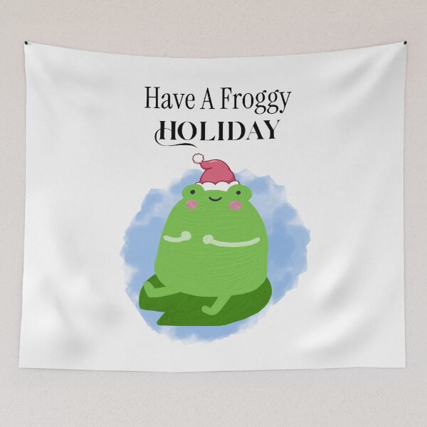 Item preview, Have A Froggy Holiday designed and sold by HoppingCreation.