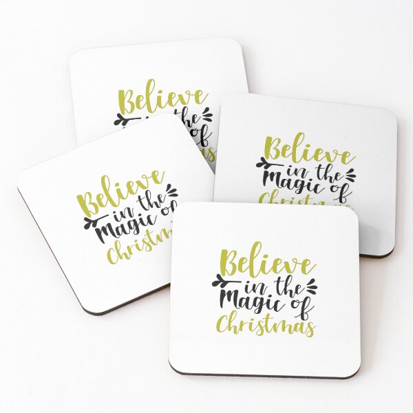 Item preview, Believe in the Magic of Christmas Quote Holiday Vibes designed and sold by FuzionRaptor.