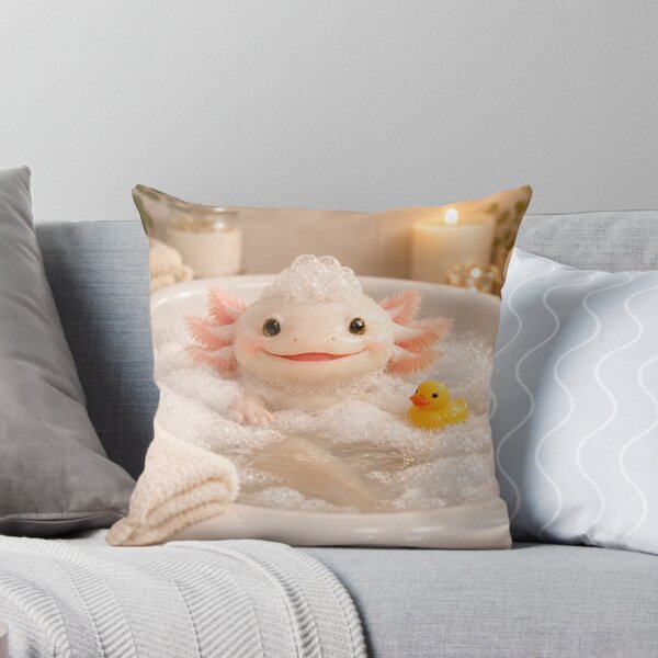 Item preview, Albino Axolotl Bathtub designed and sold by Sillytoe.