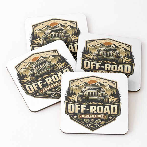 Item preview, Off-Road Adventure Vintage 4x4 Mountain Jeep Design designed and sold by redkat-4.