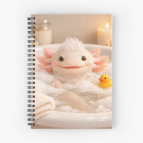 Item preview, Albino Axolotl Bathtub designed and sold by Sillytoe.