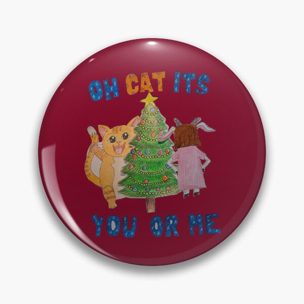 Item preview, Oh Cat its you or me Cat being scolded designed and sold by The Cat and The Christmas Tree by Alice Ean Dubh.