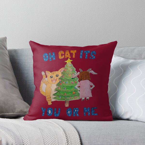 Item preview, Oh Cat its you or me Cat being scolded designed and sold by The Cat and The Christmas Tree by Alice Ean Dubh.