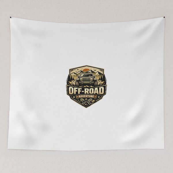 Item preview, Off-Road Adventure Vintage 4x4 Mountain Jeep Design designed and sold by redkat-4.