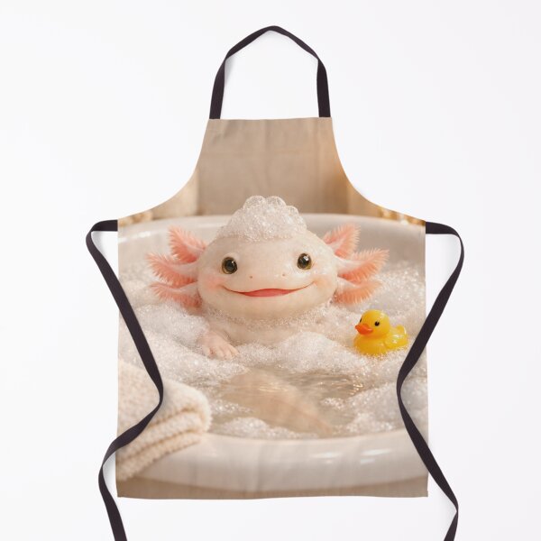 Item preview, Albino Axolotl Bathtub designed and sold by Sillytoe.