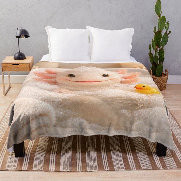 Item preview, Albino Axolotl Bathtub designed and sold by Sillytoe.