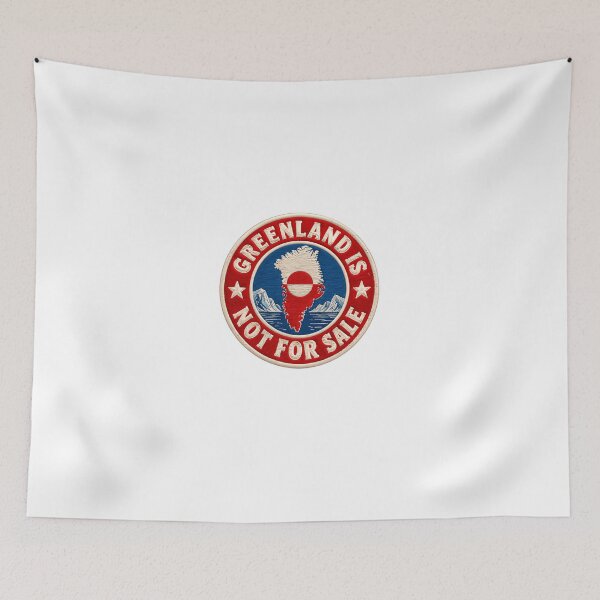 Item preview, Greenland Is Not For Sale Greenland Country Pride Sovereignty Patriot designed and sold by HumansStuck12.