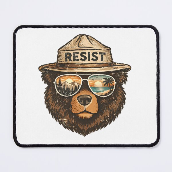 Item preview, Resist Bear National Park Environmentalist Outdoors designed and sold by HumansStuck12.