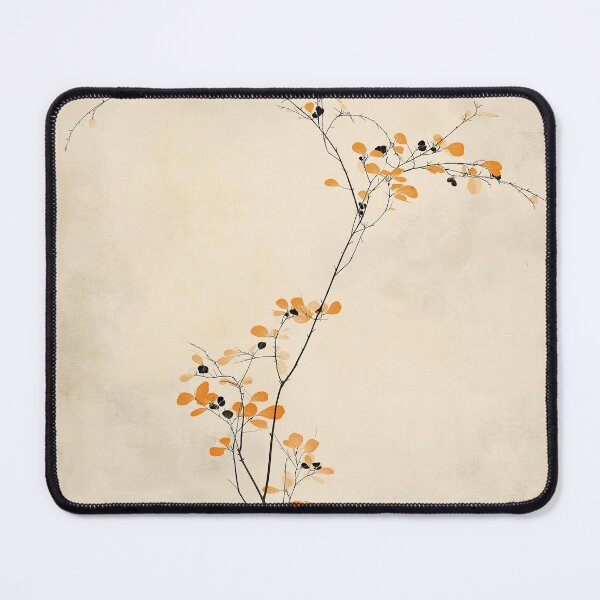 Item preview, Wabi sabi and japandi inspired bright fall leaves designed and sold by filigreedigital.