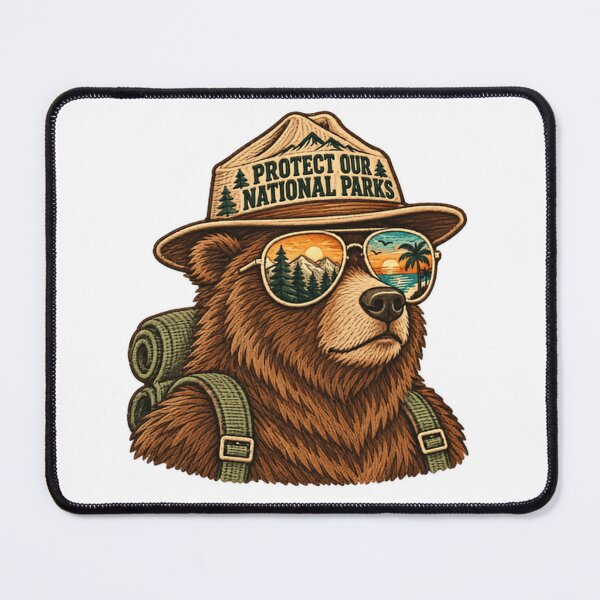 Item preview, Protect Our National Parks Outdoor Adventure Conservation Nature Lover designed and sold by HumansStuck12.