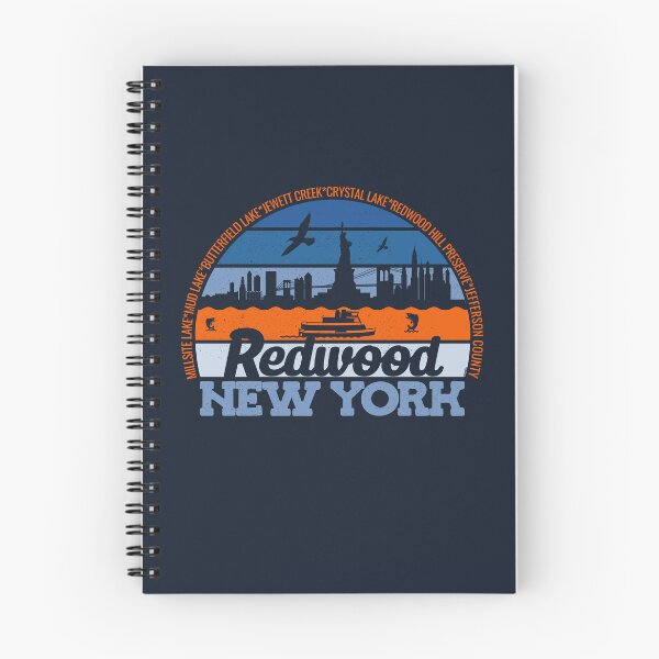 Item preview, Redwood New York Sunset Retro Vintage Local Pride Logo designed and sold by CRHPOD20.