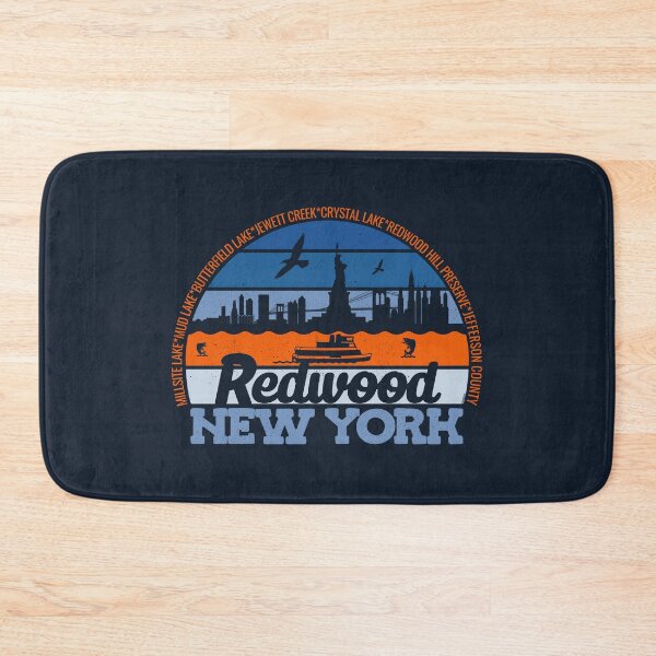 Item preview, Redwood New York Sunset Retro Vintage Local Pride Logo designed and sold by CRHPOD20.
