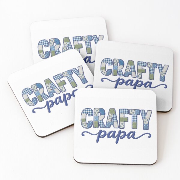 Item preview,  Crafty Papa – Colorful Patchwork Quilting Sewing Craft Design designed and sold by MimsTees.
