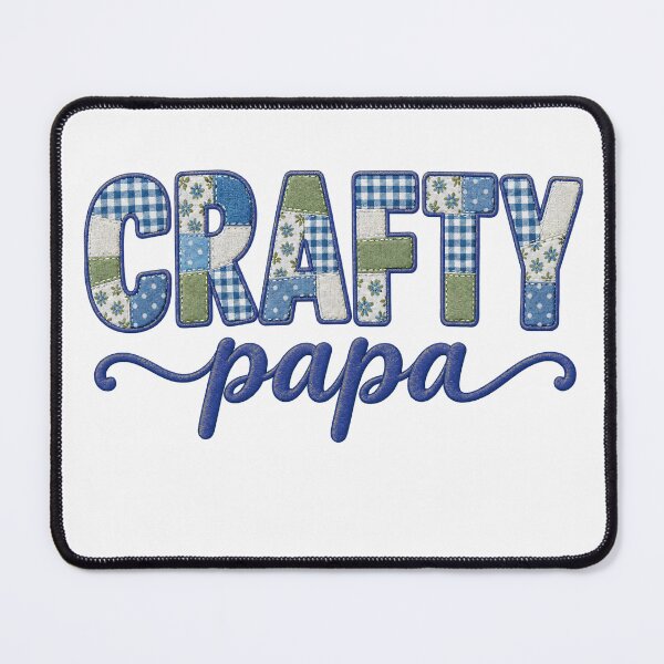Item preview, Crafty Papa – Colorful Patchwork Quilting Sewing Craft Design designed and sold by MimsTees.