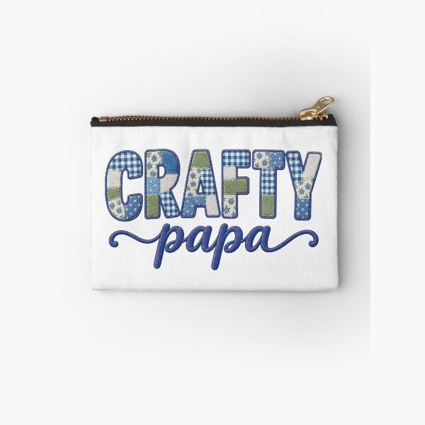 Item preview,  Crafty Papa – Colorful Patchwork Quilting Sewing Craft Design designed and sold by MimsTees.