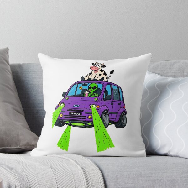 Item preview, Fiat Multipla UFO Alien Abduction Retro 90s designed and sold by Arslyarts.