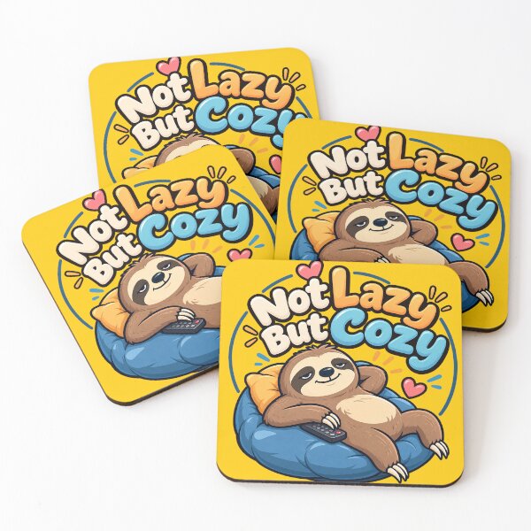 Item preview, Not Lazy But Cozy – Cute Funny Sloth Relaxing designed and sold by IMuDesigner.