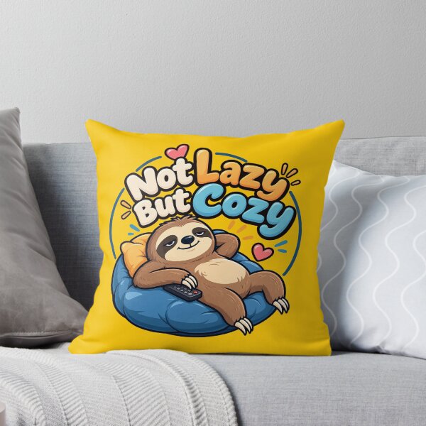 Item preview, Not Lazy But Cozy – Cute Funny Sloth Relaxing designed and sold by IMuDesigner.