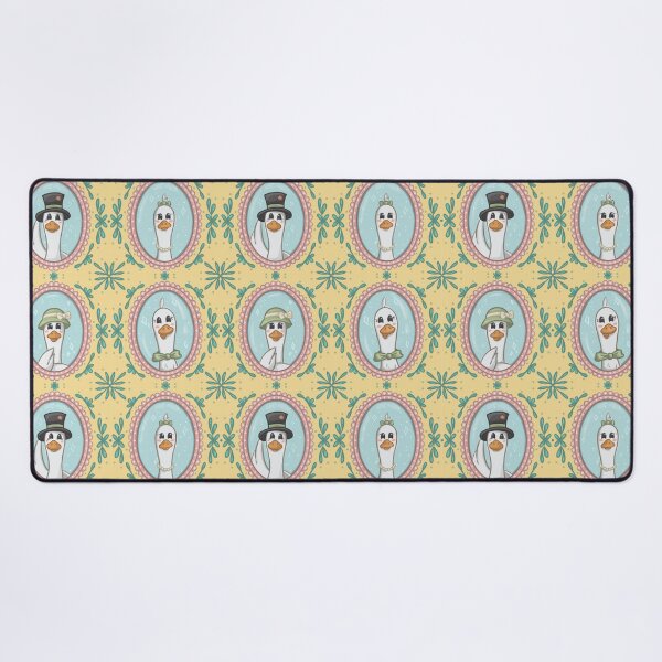 Item preview, Cute silly dressed up duck framed pictures pattern designed and sold by SketchedRealm.
