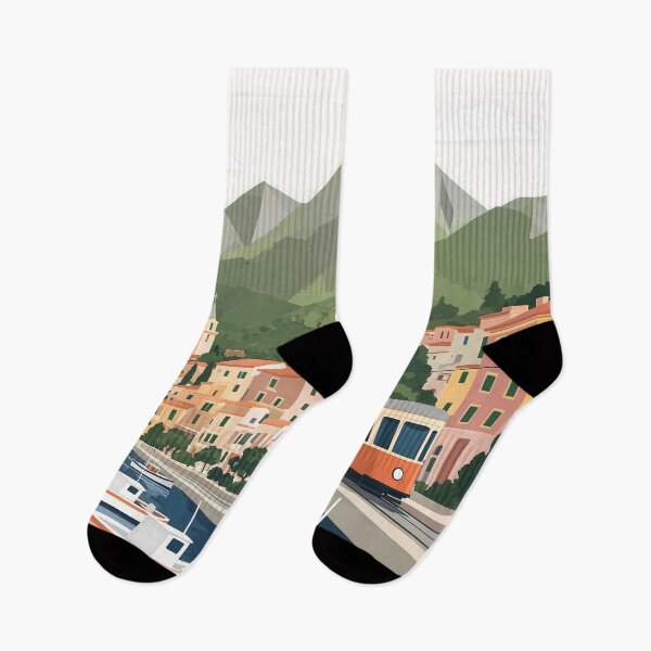 Item preview, Port de Sóller Mallorca Spain Minimalist Travel designed and sold by JIGUWORLD.