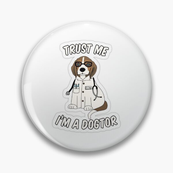 Item preview, Funny Dogtor Beagle Pun Sticker designed and sold by Love-yourself @.