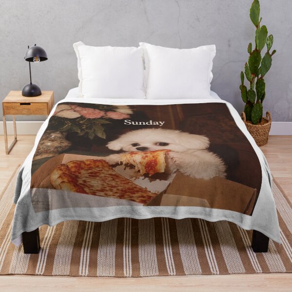 Item preview, Sunday Mood: Pizza and Puppy designed and sold by Pretty Unhinged.