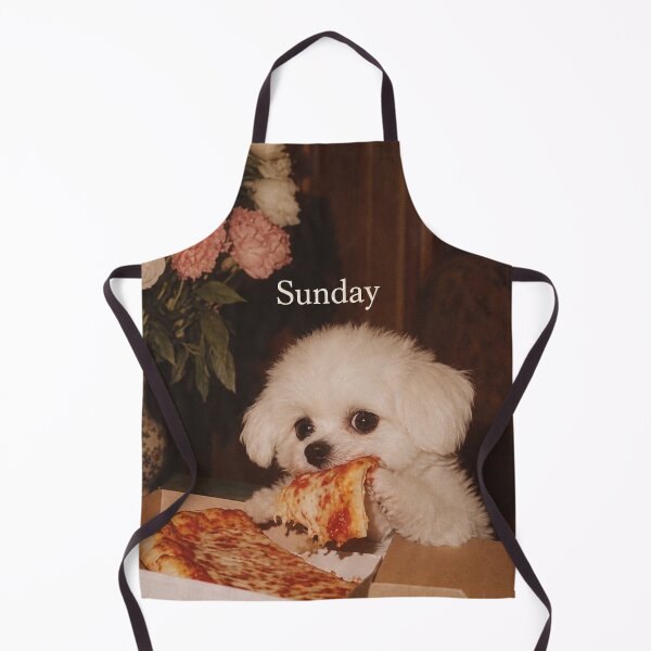 Item preview, Sunday Mood: Pizza and Puppy designed and sold by Pretty Unhinged.