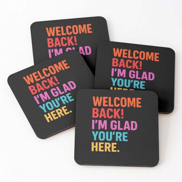 Item preview, Welcome Back I'm Glad You're Here Teacher designed and sold by MysticMirth.